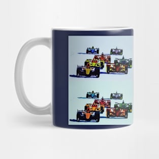 Formula 1 in Pop Art Mug